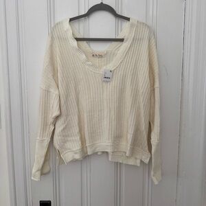 NWT Free People Knit Long Sleeve Size M